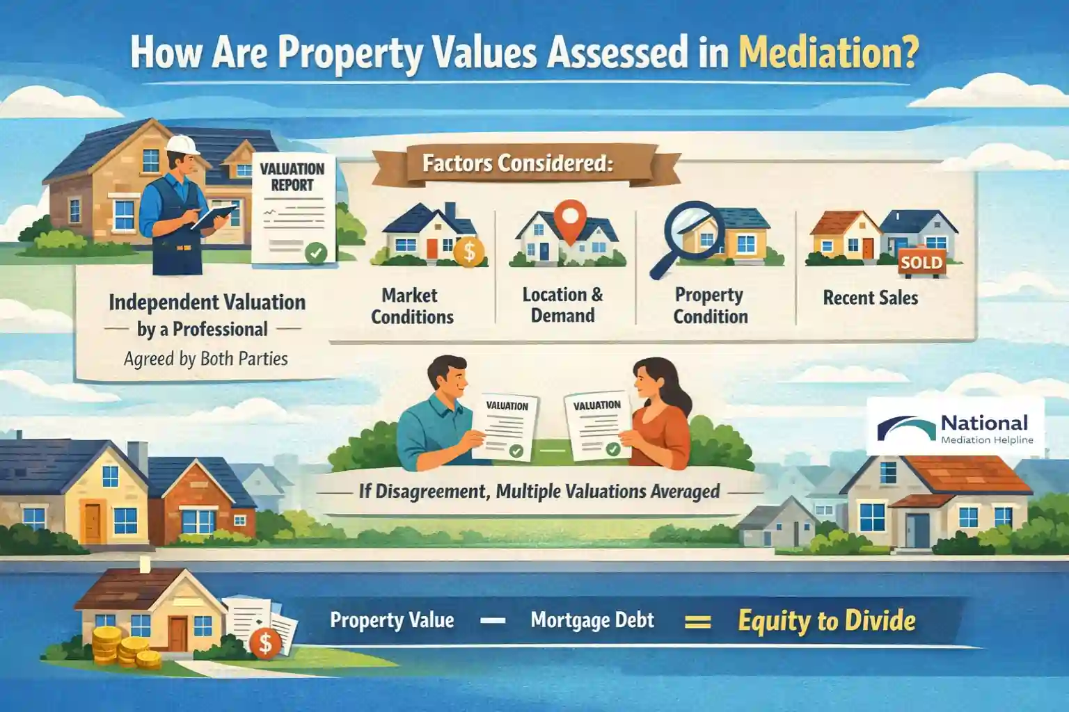 How Are Property Values Assessed in Mediation Cheltenham?